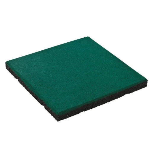 Dalle En Caoutchouc 50x50x4,5 Cm Avec Broches