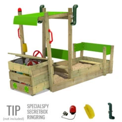 Bac à Sable FATMOOSE PowerPulley -Boutique De Jouets powerpulley sandkasten 812870 3 1 1