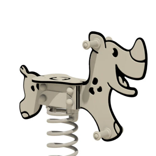 Jeu Sur Ressort Wickey PRO Rhinocéros "Nosey"