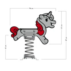 Jeu Sur Ressort Wickey PRO Licorne "Sweetey" -Boutique De Jouets w pro federwippe einhorn spielplatz 820421 5 5