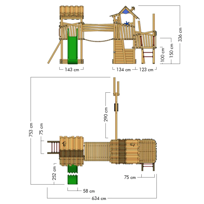 Aire De Jeux GIANT Fortress G-Force – Image 3